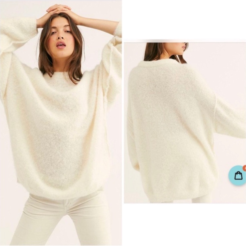 Free People Angelic Alpaca Pullover Sweater